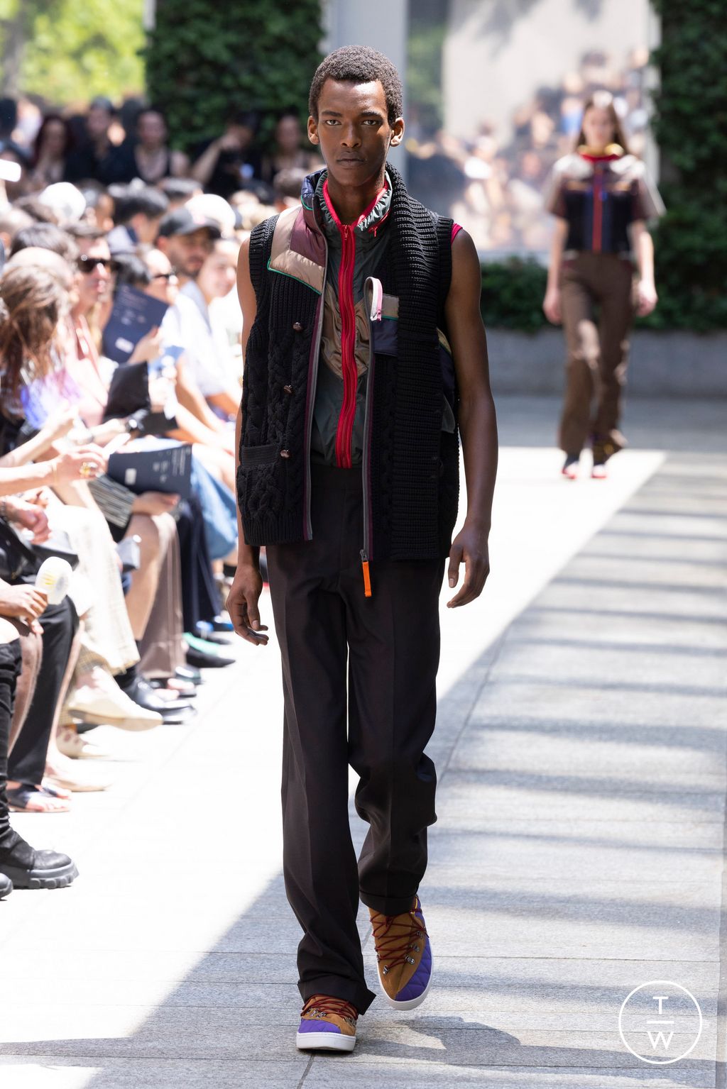 Fashion Week Paris Spring/Summer 2024 look 46 from the Kolor collection menswear