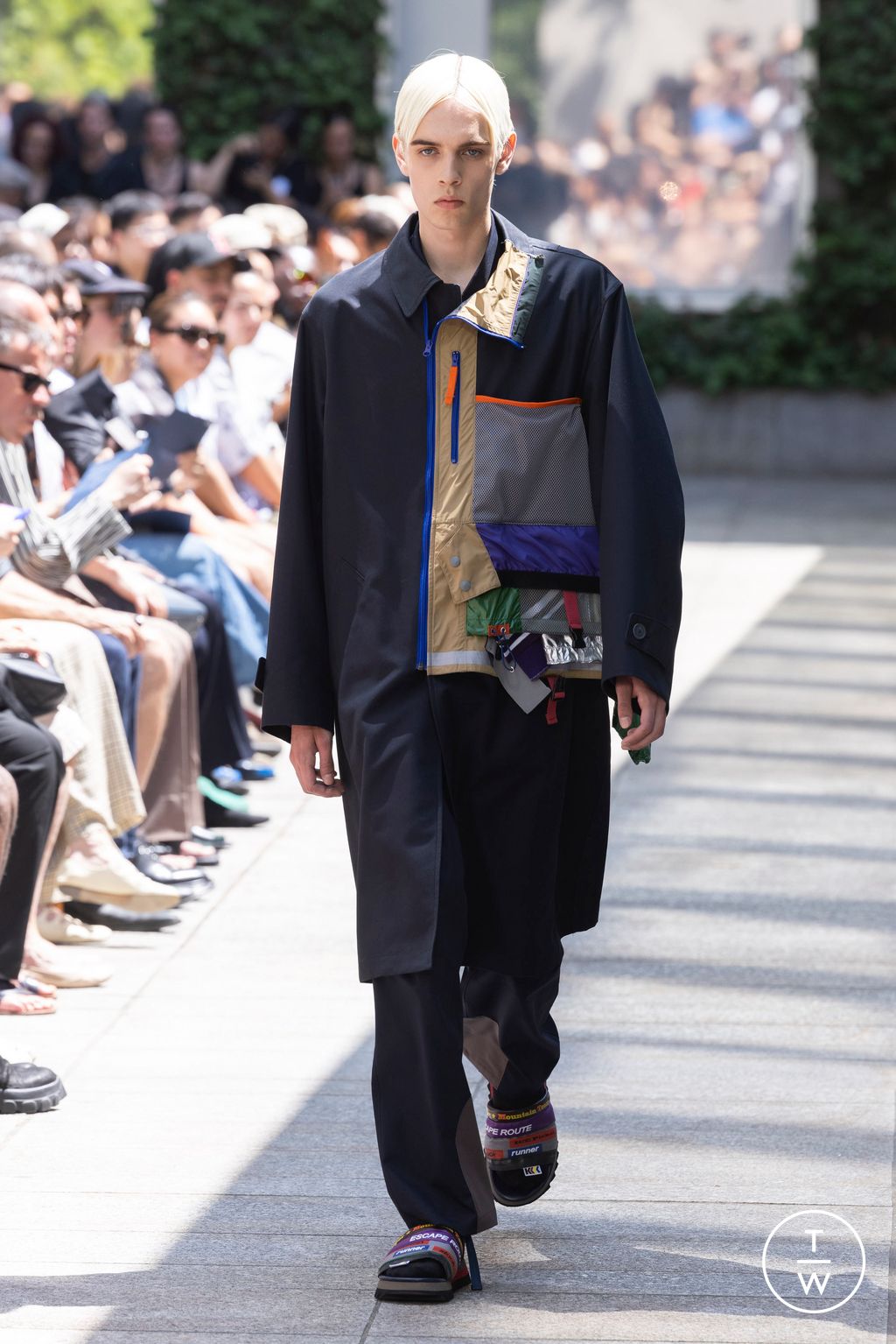 Fashion Week Paris Spring/Summer 2024 look 50 from the Kolor collection menswear
