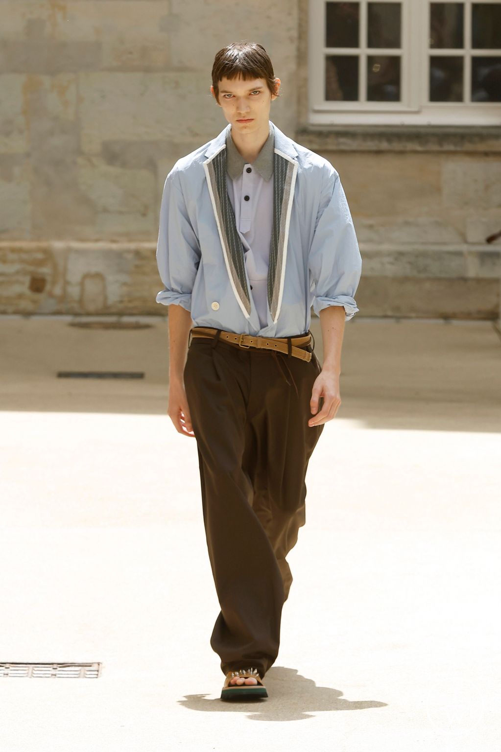 Fashion Week Paris Spring/Summer 2025 look 1 from the Kolor collection menswear