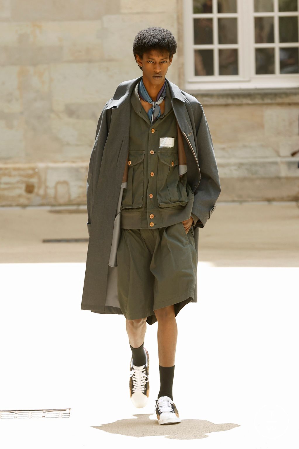 Fashion Week Paris Spring-Summer 2025 look 7 de la collection Kolor menswear