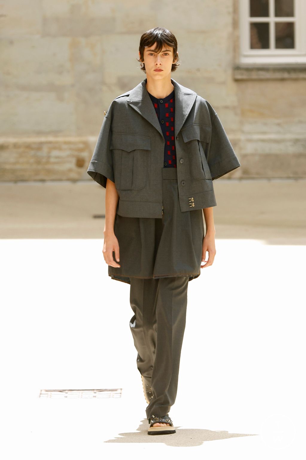 Fashion Week Paris Spring/Summer 2025 look 8 from the Kolor collection menswear