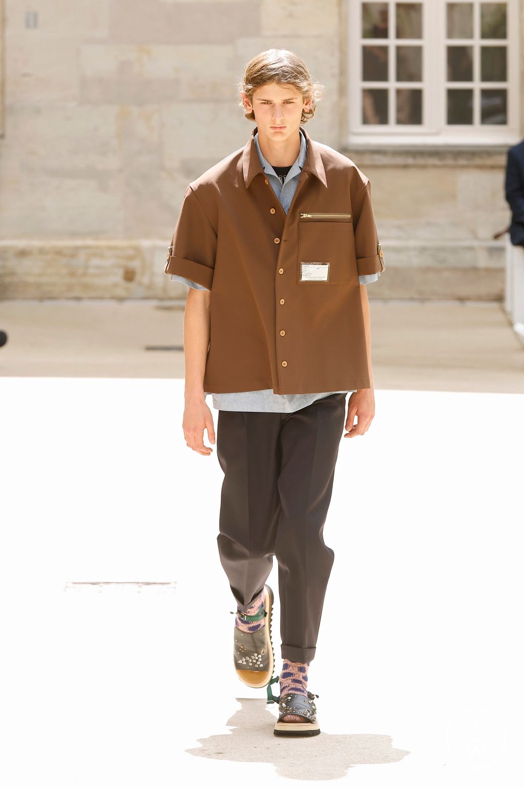 Fashion Week Paris Spring-Summer 2025 look 16 from the Kolor collection menswear