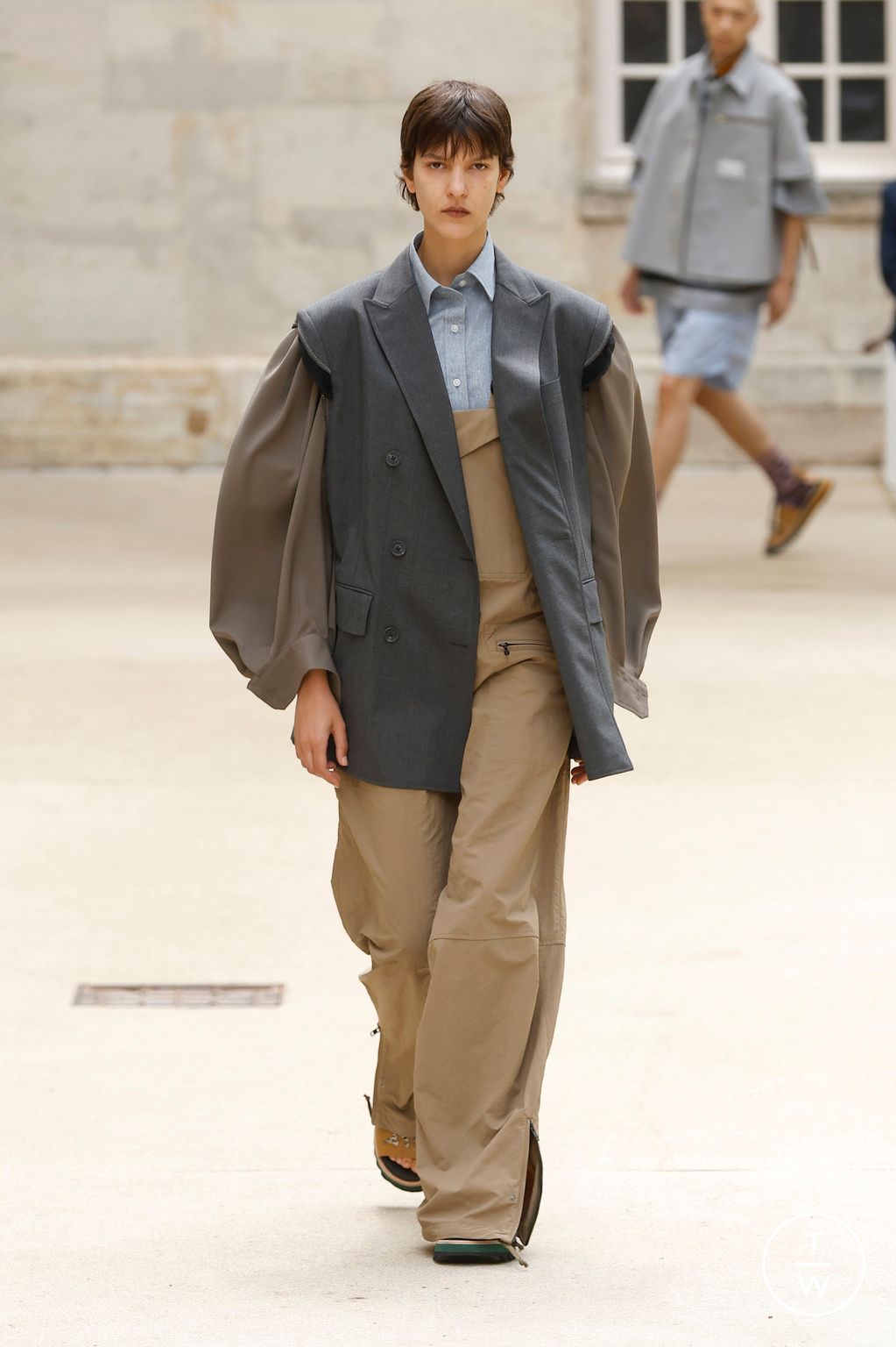 Fashion Week Paris Spring-Summer 2025 look 40 de la collection Kolor menswear