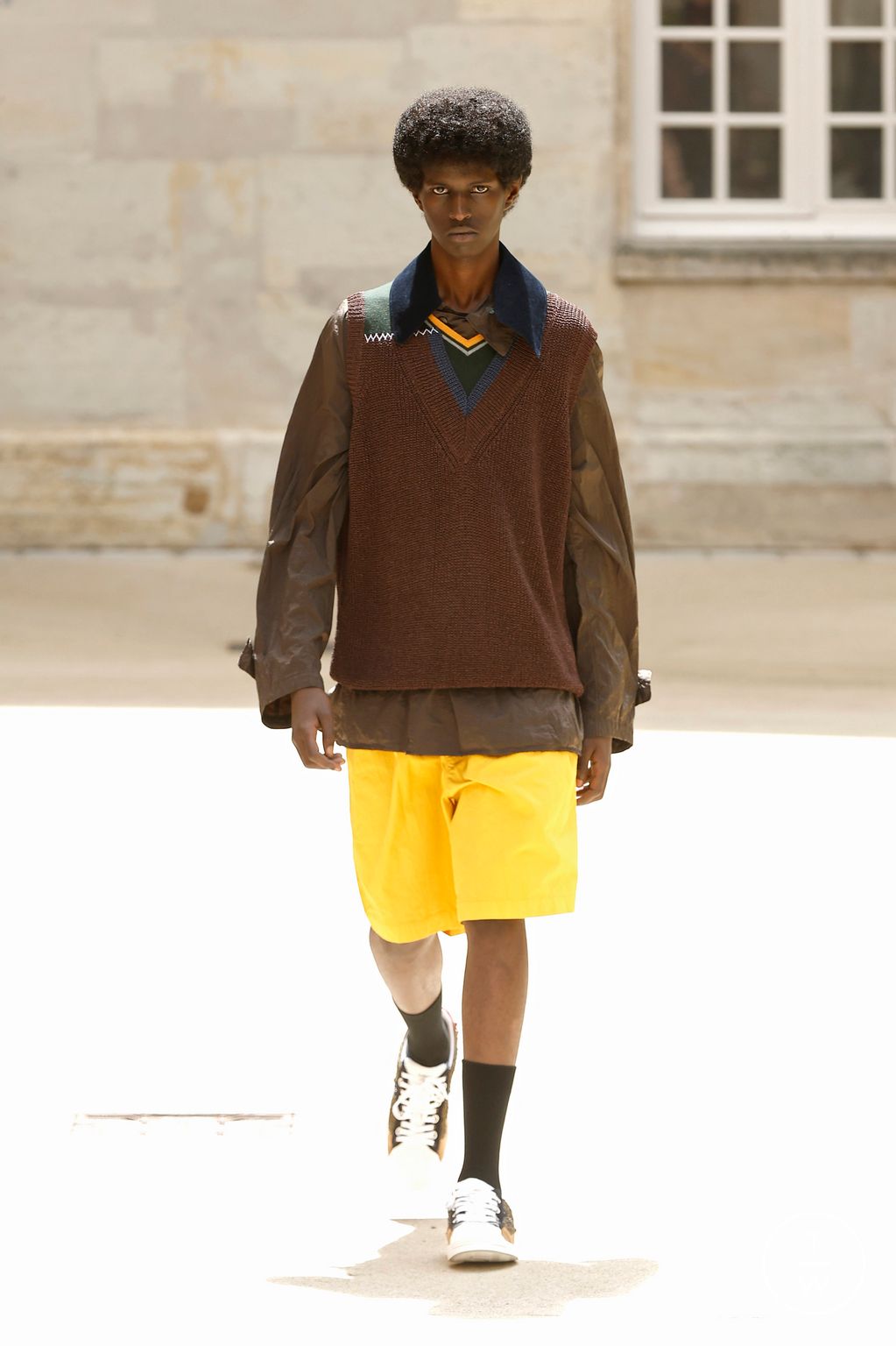 Fashion Week Paris Spring-Summer 2025 look 45 from the Kolor collection 男装