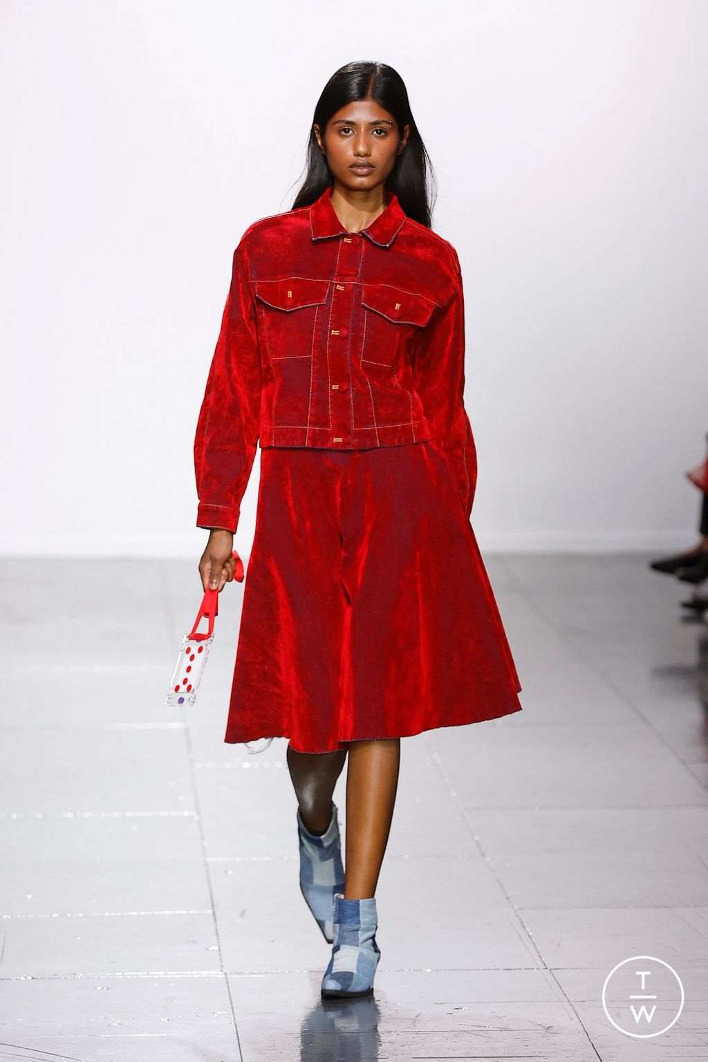 Fashion Week London Spring/Summer 2024 look 7 from the KSENIASCHNAIDER collection womenswear