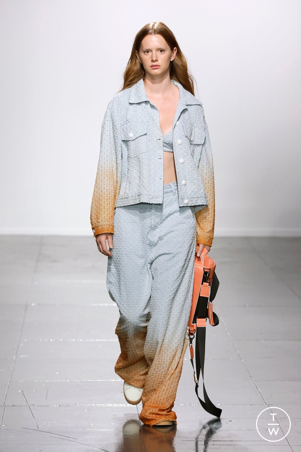 Fashion Week London Spring/Summer 2024 look 9 from the KSENIASCHNAIDER collection womenswear