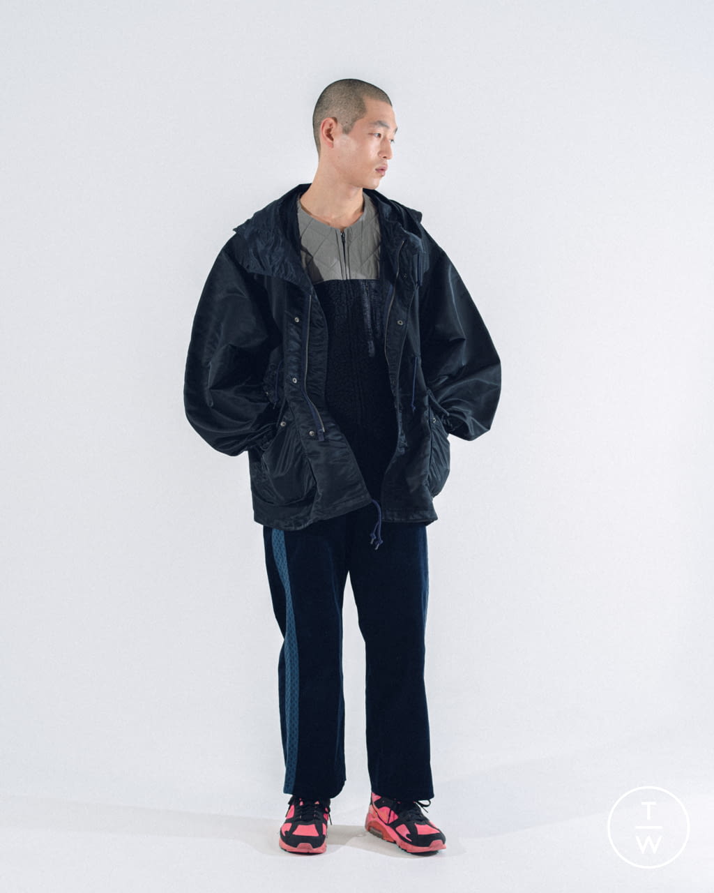 Fashion Week New York Fall/Winter 2021 look 4 from the Kuon collection menswear