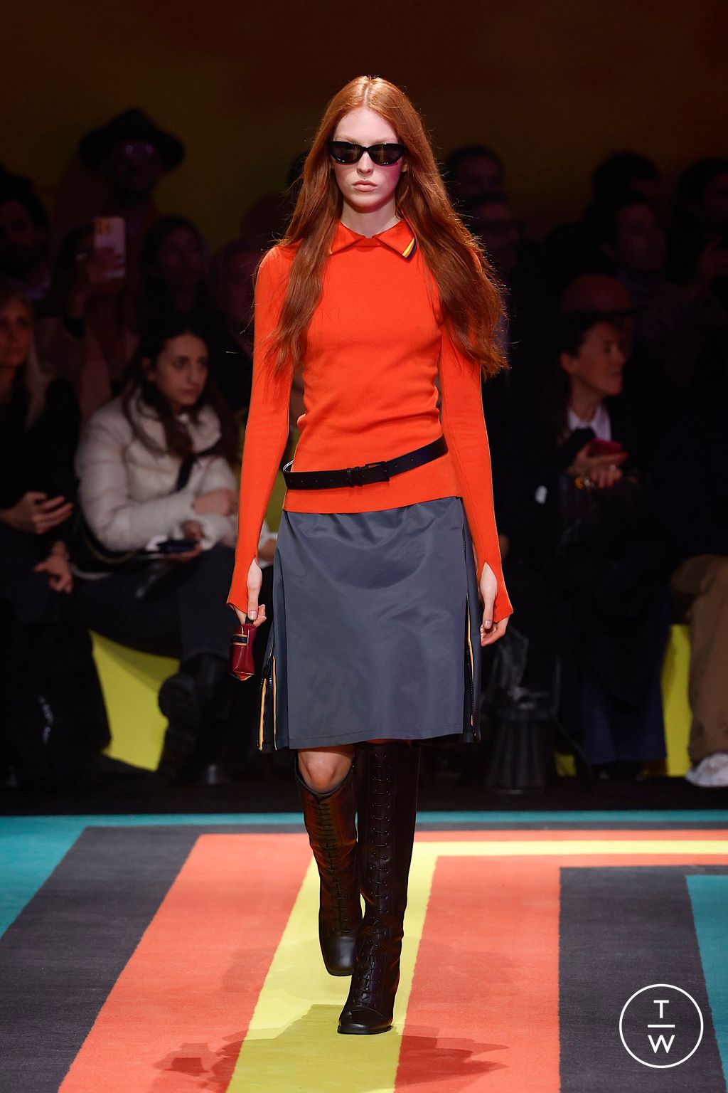 Fashion Week Milan Fall/Winter 2025 look 6 from the K-WAY collection womenswear