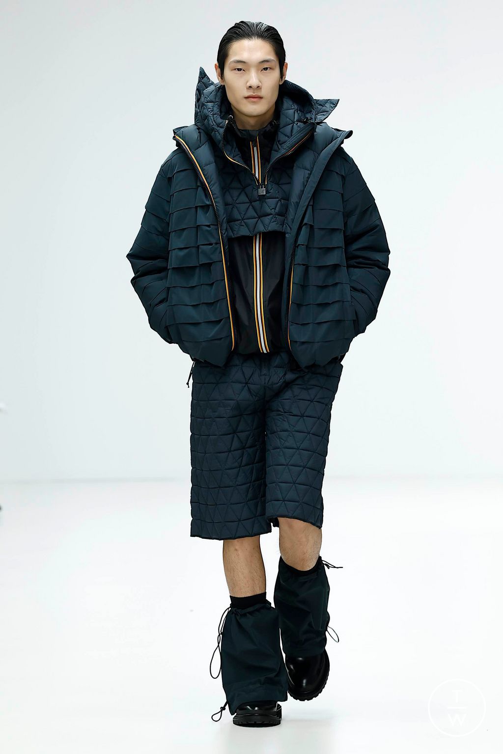 Fashion Week Milan Fall/Winter 2024 look 8 from the K-WAY R&D collection menswear