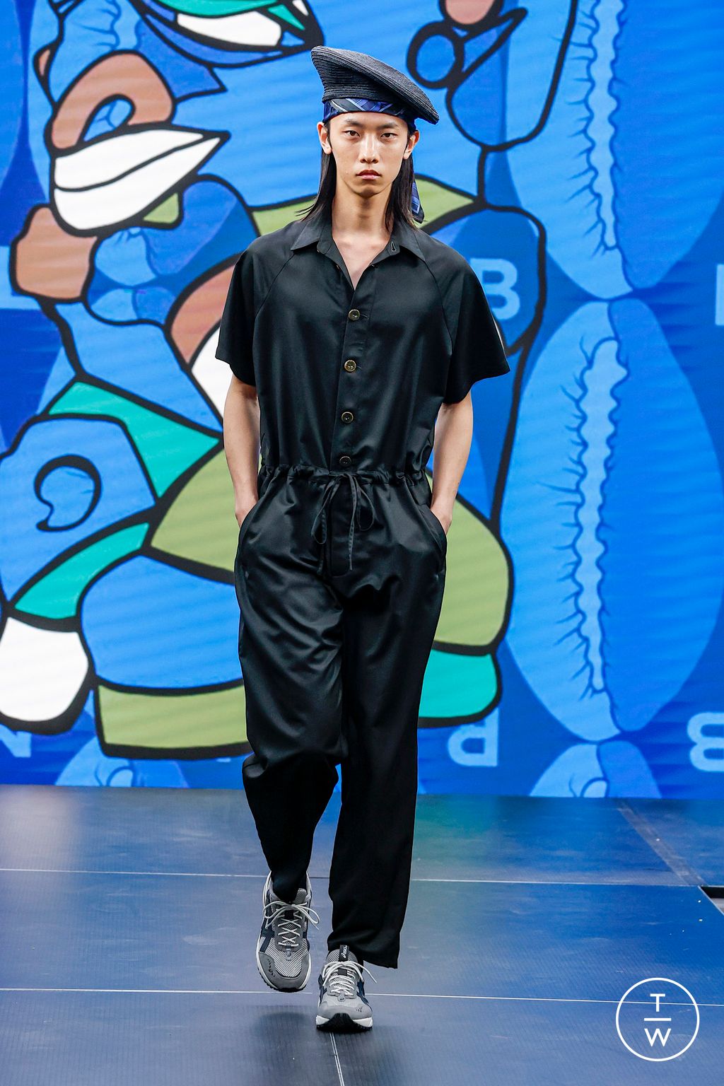 Fashion Week London Spring/Summer 2023 look 3 from the Labrum London collection 男装
