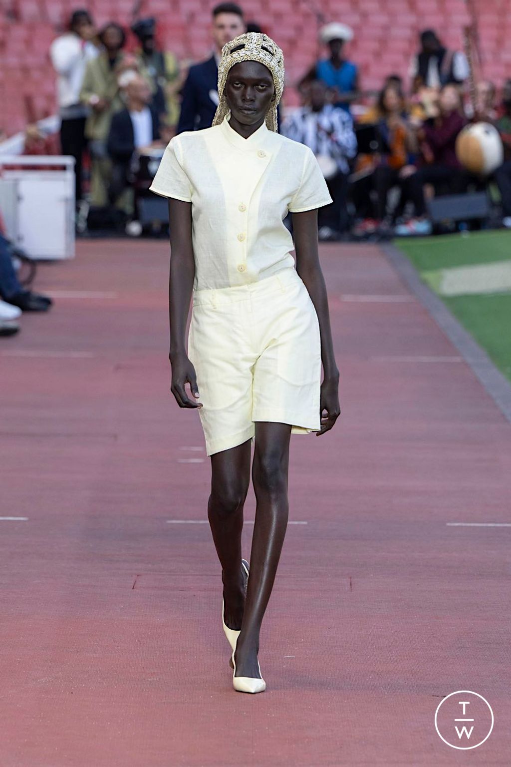 Fashion Week London Spring/Summer 2025 look 5 from the Labrum London collection womenswear