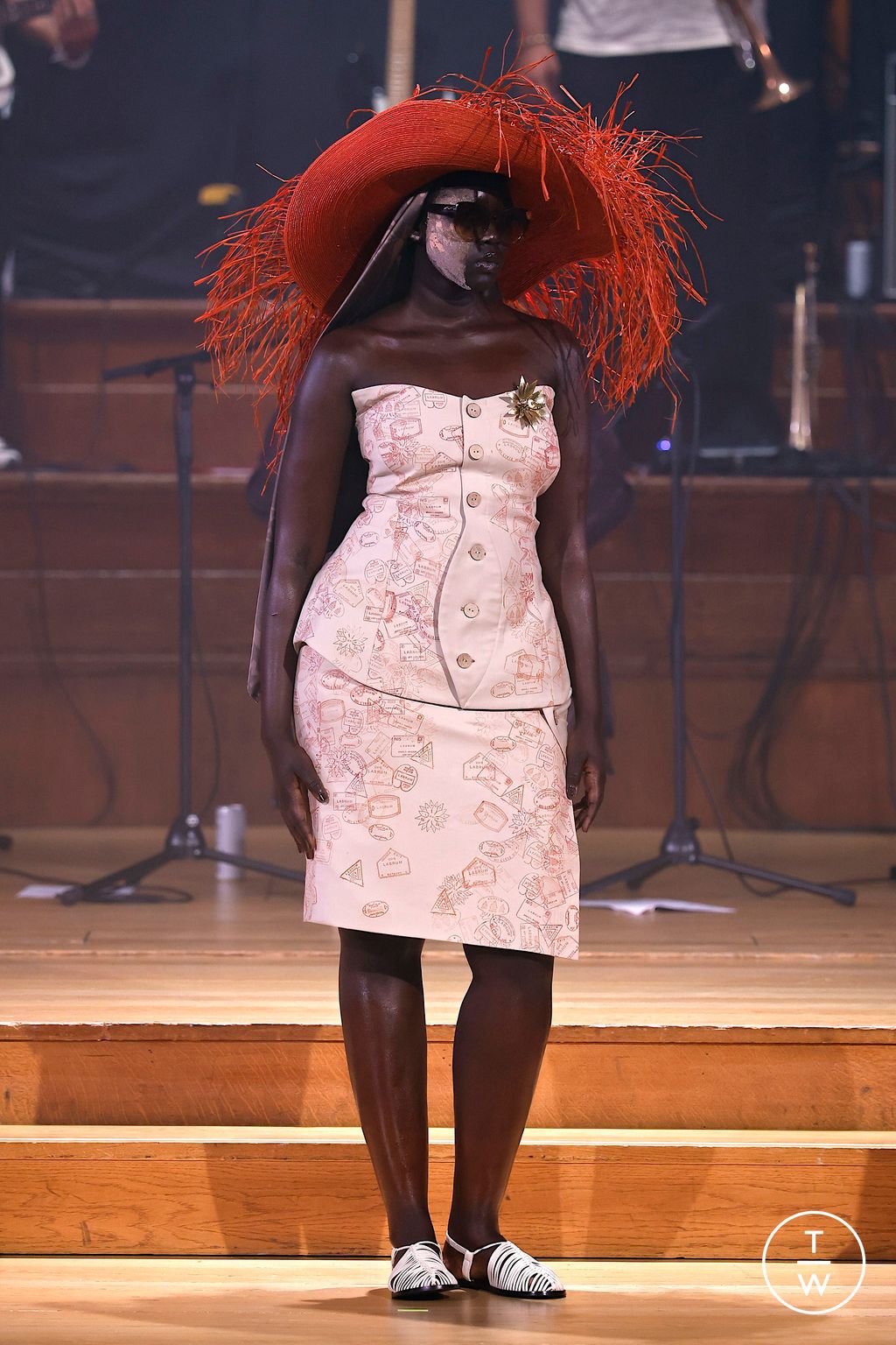 Fashion Week London Spring/Summer 2026 look 5 from the Labrum London collection womenswear