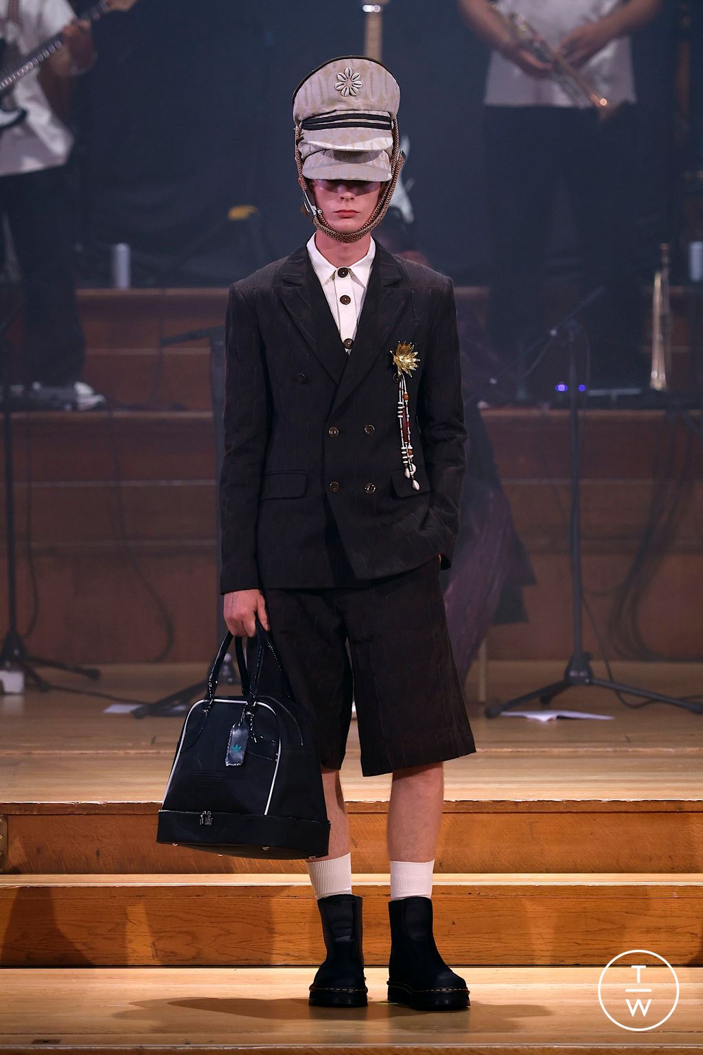 Fashion Week London Spring/Summer 2026 look 11 from the Labrum London collection womenswear