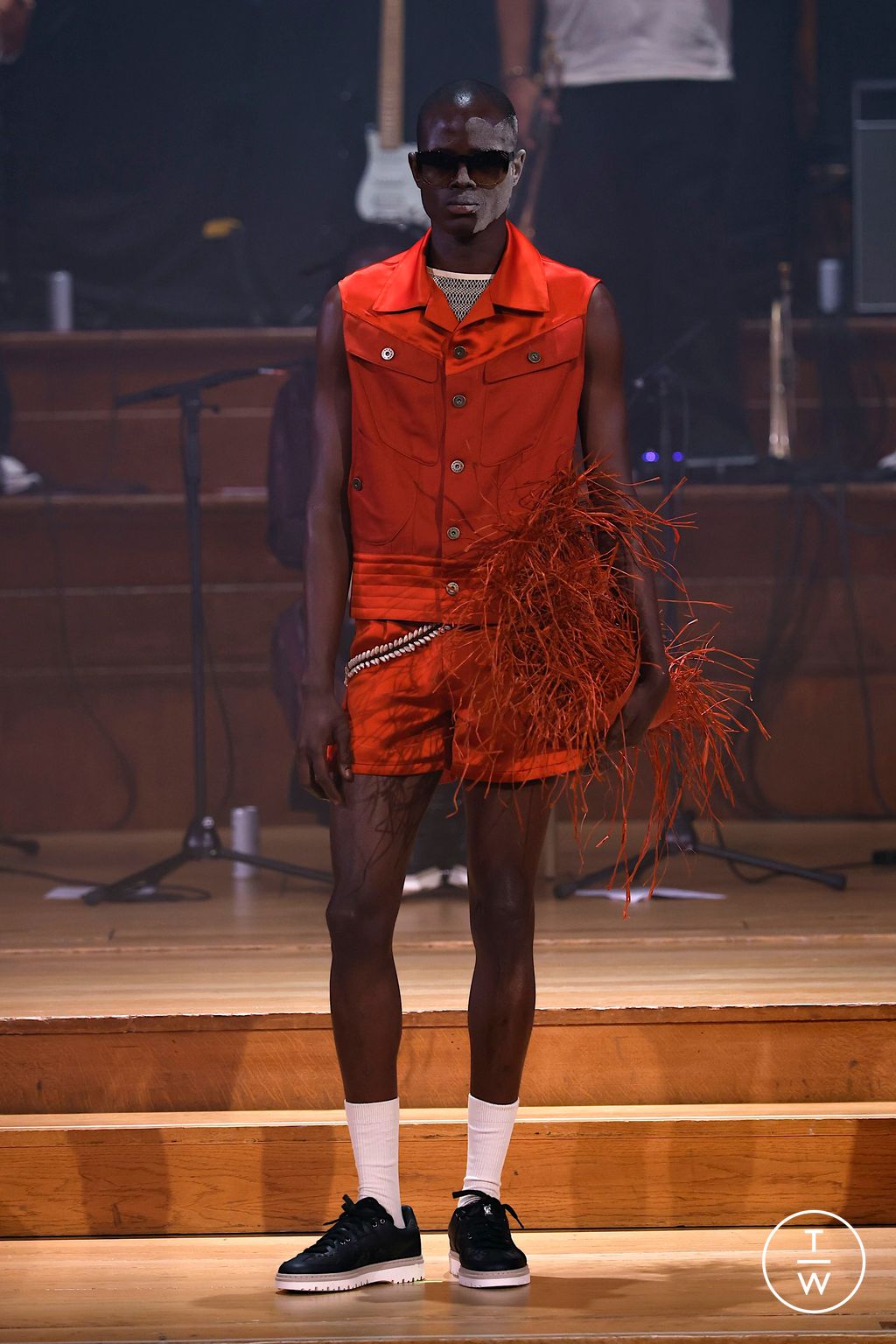 Fashion Week London Spring/Summer 2026 look 12 from the Labrum London collection womenswear