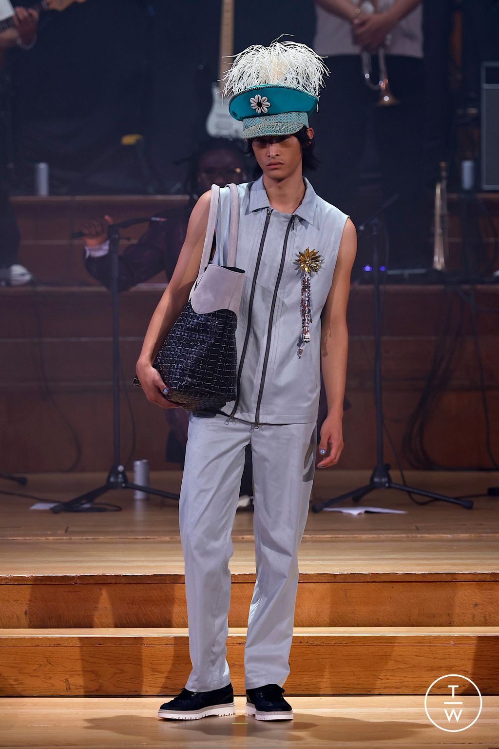 Fashion Week London Spring/Summer 2026 look 18 from the Labrum London collection womenswear