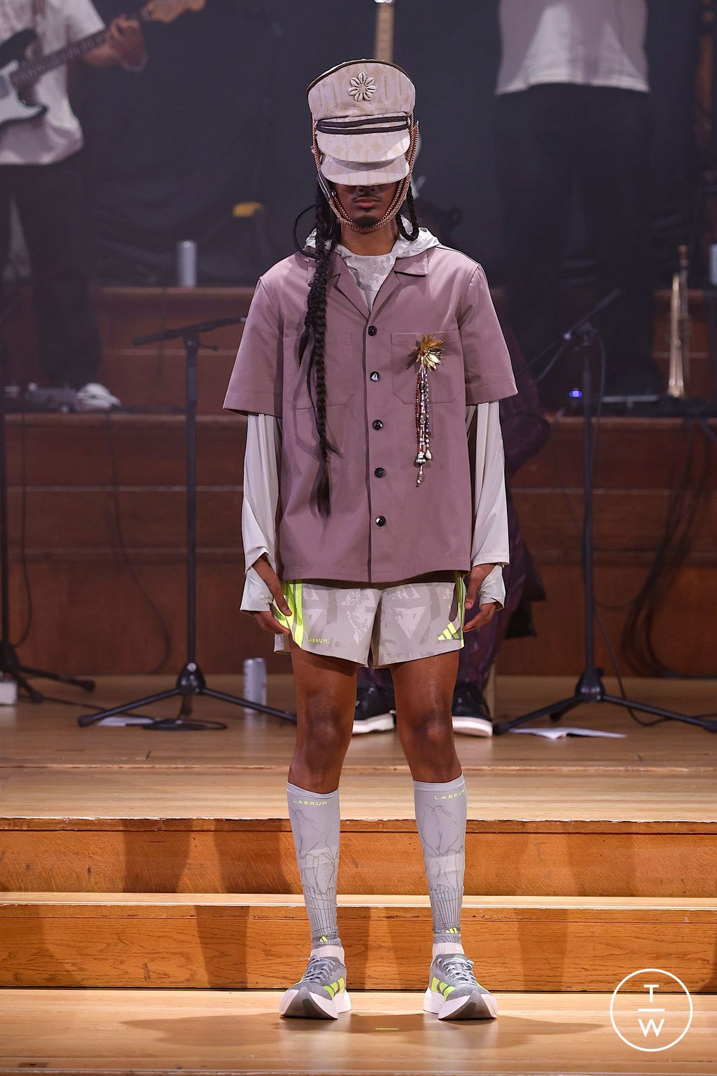 Fashion Week London Spring/Summer 2026 look 25 from the Labrum London collection womenswear