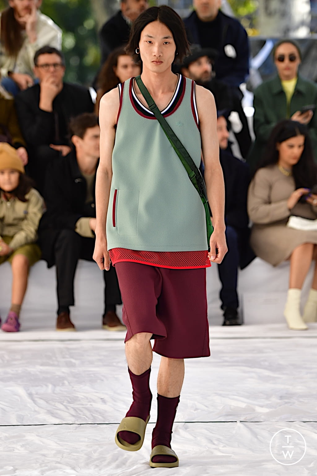 Fashion Week Paris Spring/Summer 2022 look 2 from the Lacoste collection womenswear