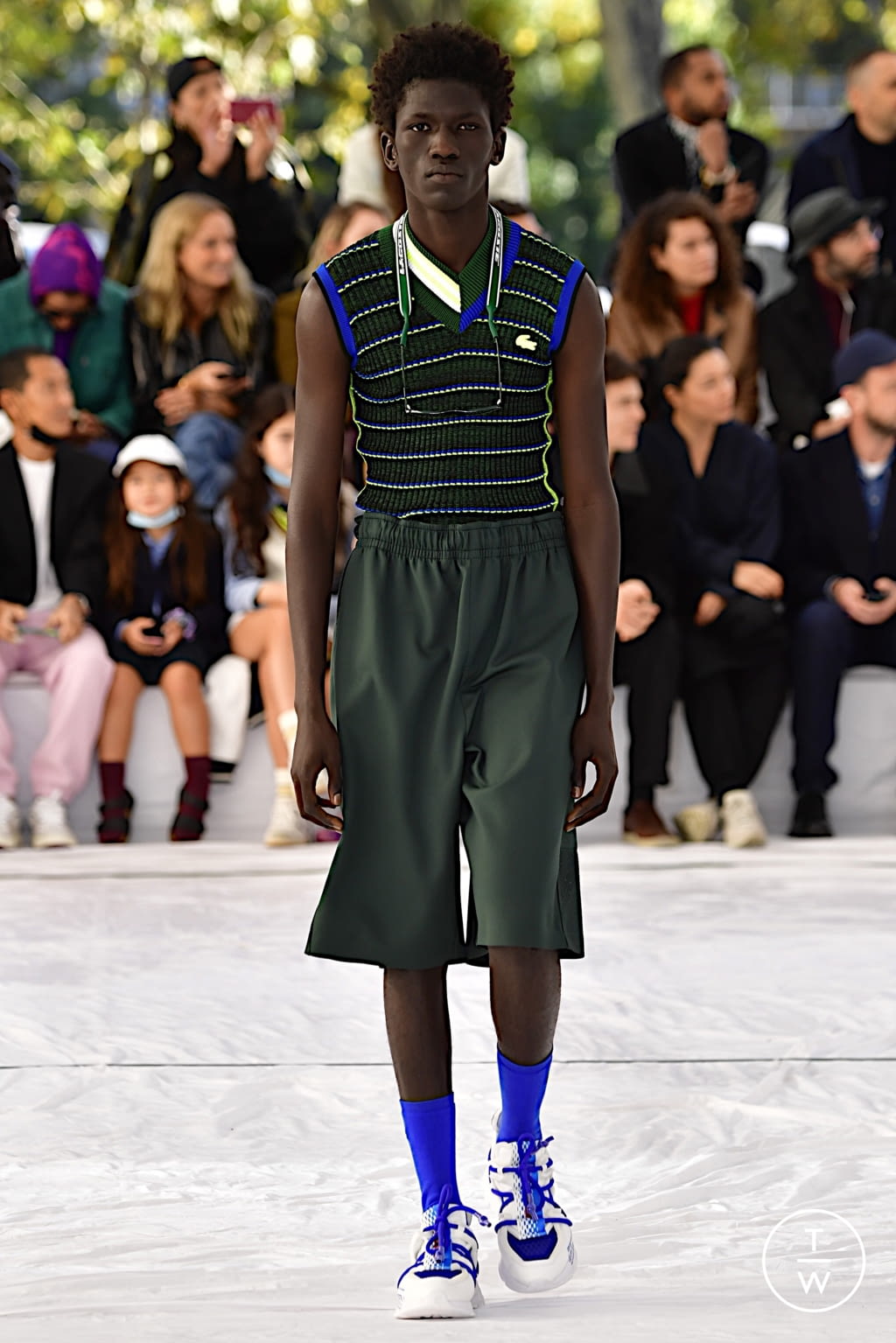 Fashion Week Paris Spring/Summer 2022 look 5 from the Lacoste collection womenswear