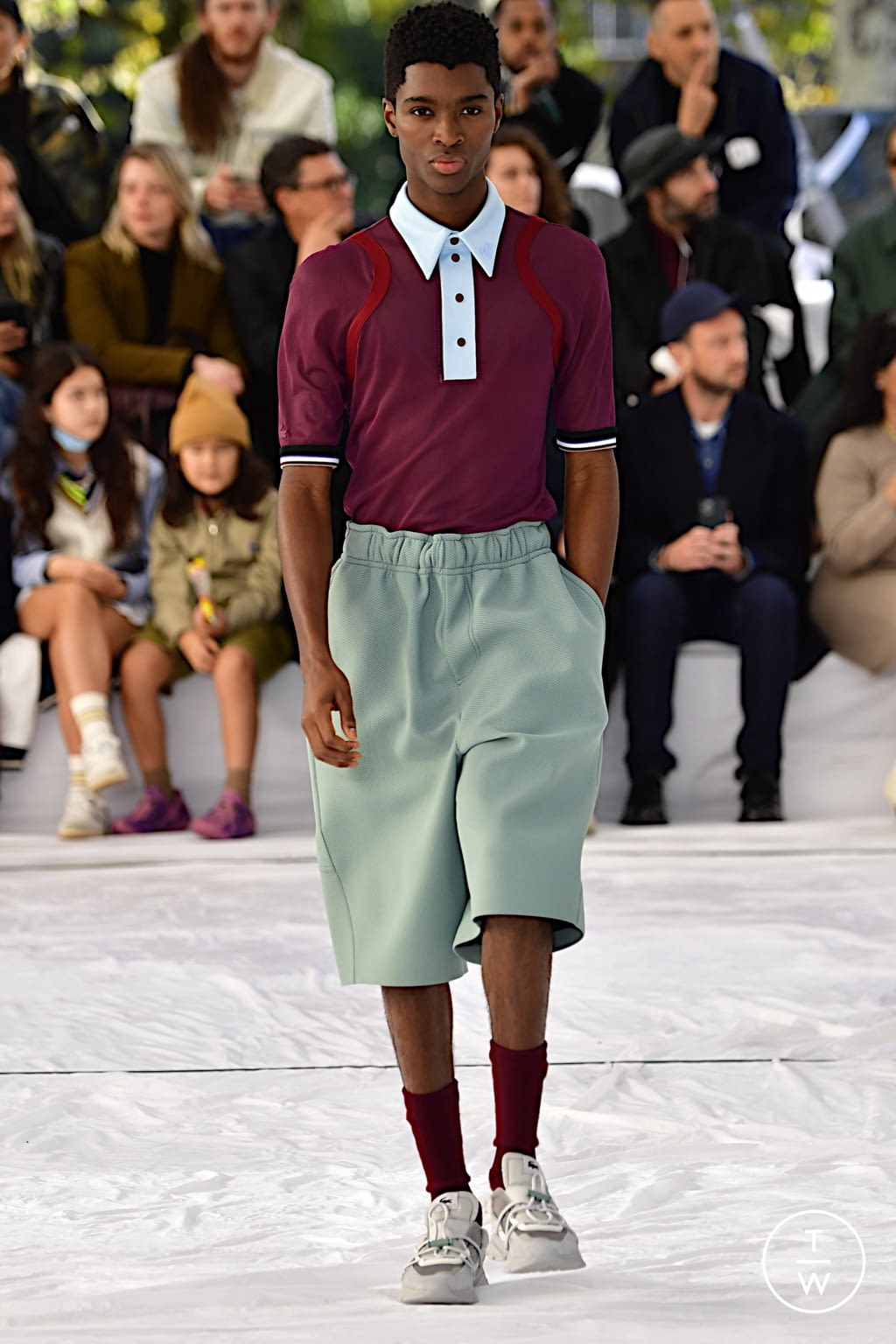 Fashion Week Paris Spring/Summer 2022 look 8 from the Lacoste collection 女装