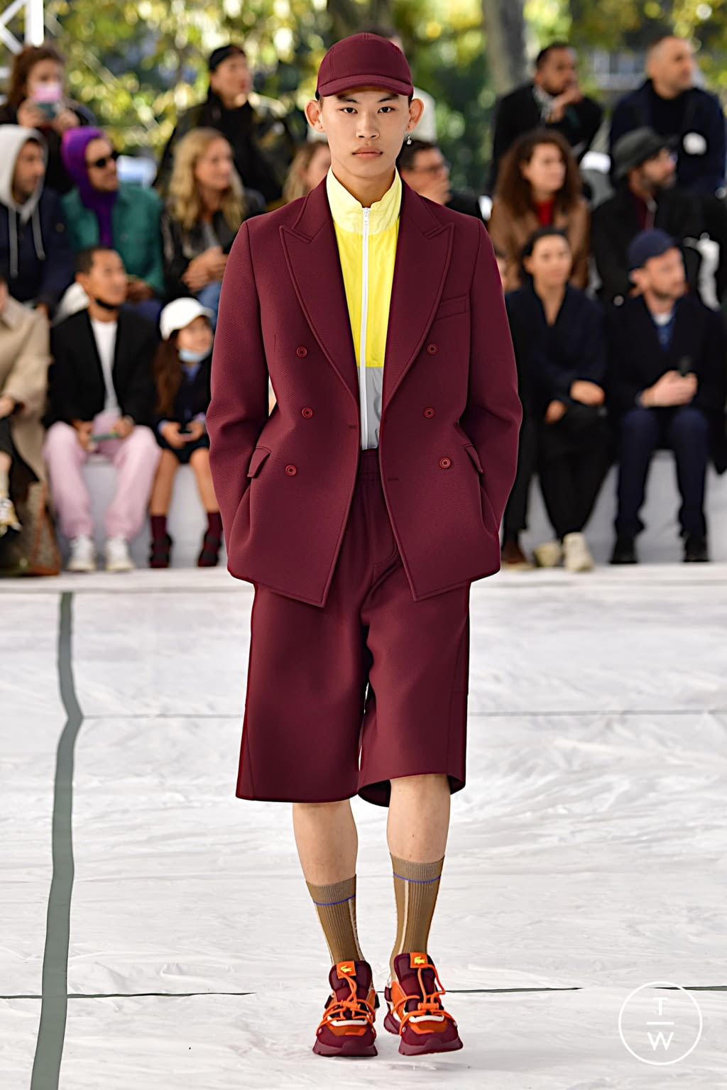 Fashion Week Paris Spring/Summer 2022 look 9 from the Lacoste collection womenswear