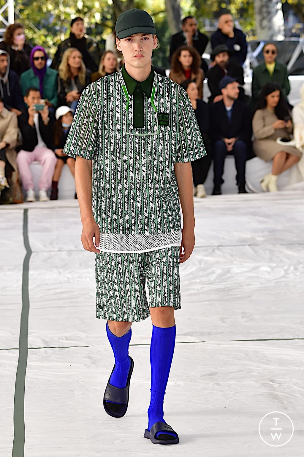 Fashion Week Paris Spring/Summer 2022 look 20 from the Lacoste collection womenswear