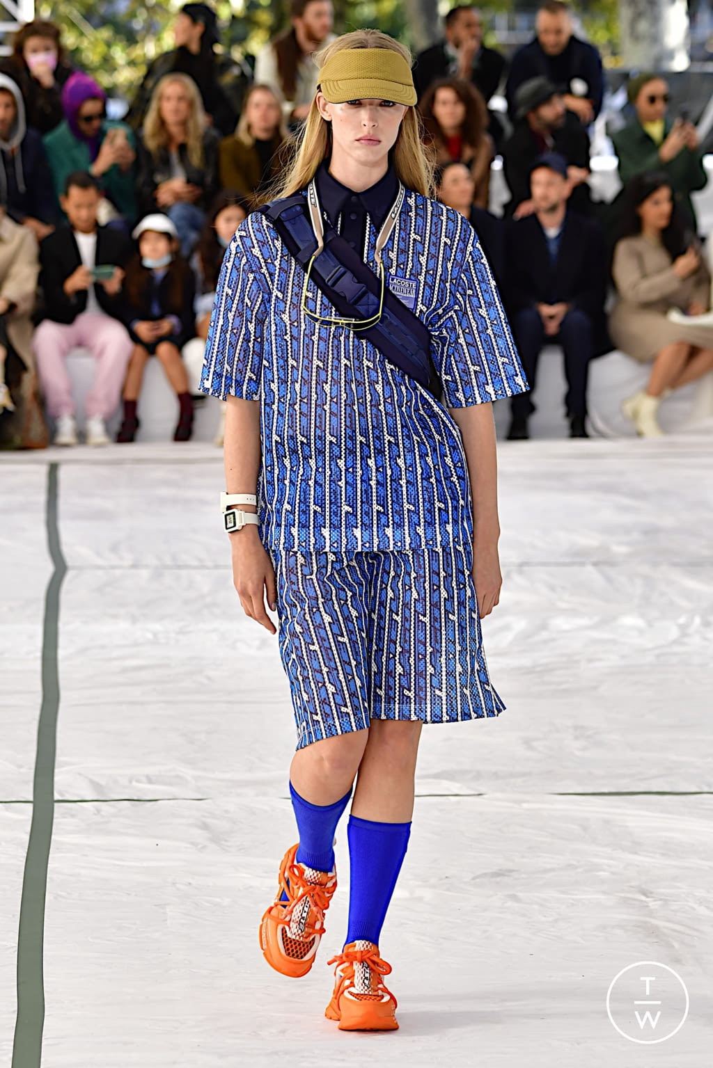 Fashion Week Paris Spring/Summer 2022 look 22 from the Lacoste collection 女装