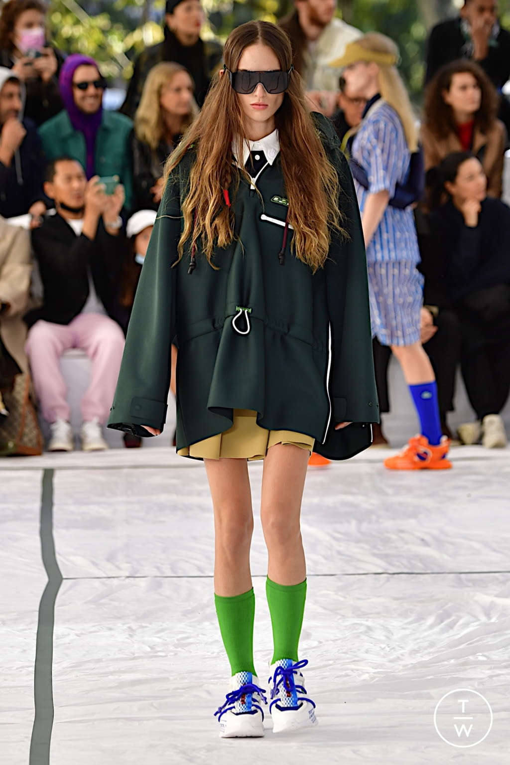 Fashion Week Paris Spring/Summer 2022 look 24 from the Lacoste collection womenswear