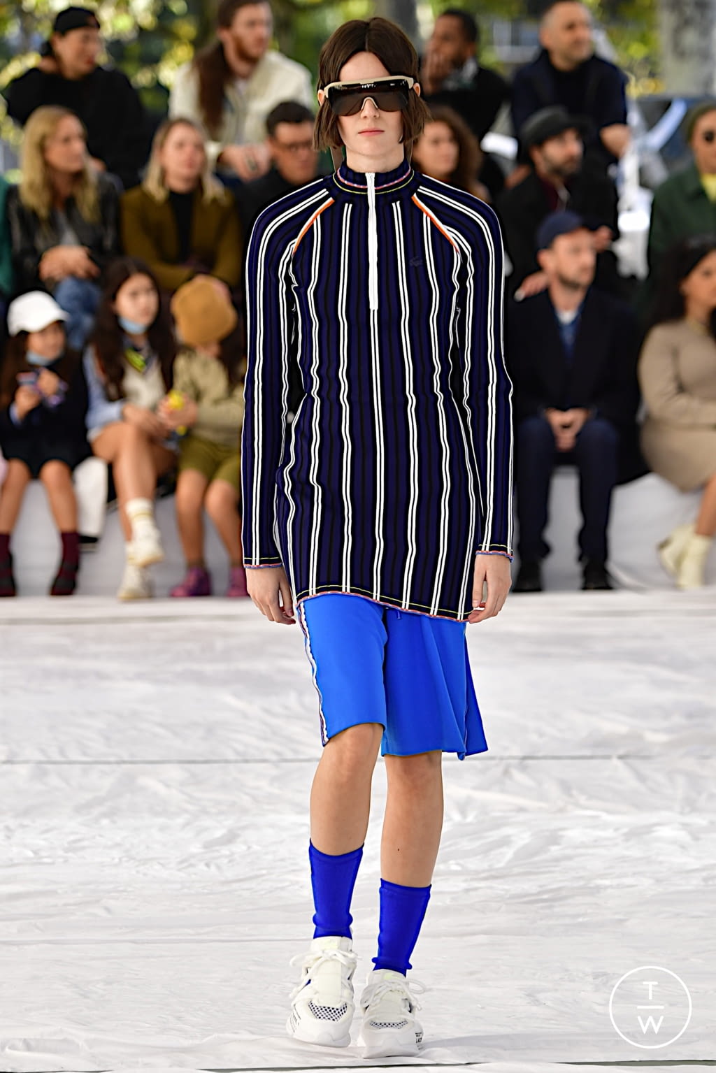 Fashion Week Paris Spring/Summer 2022 look 27 from the Lacoste collection womenswear