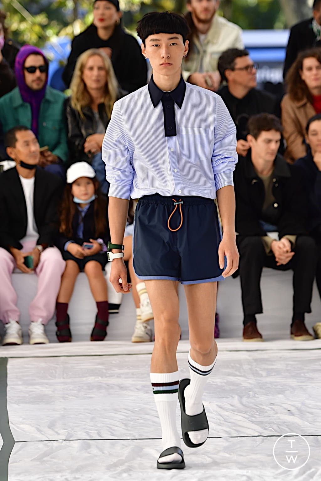 Fashion Week Paris Spring/Summer 2022 look 28 from the Lacoste collection womenswear
