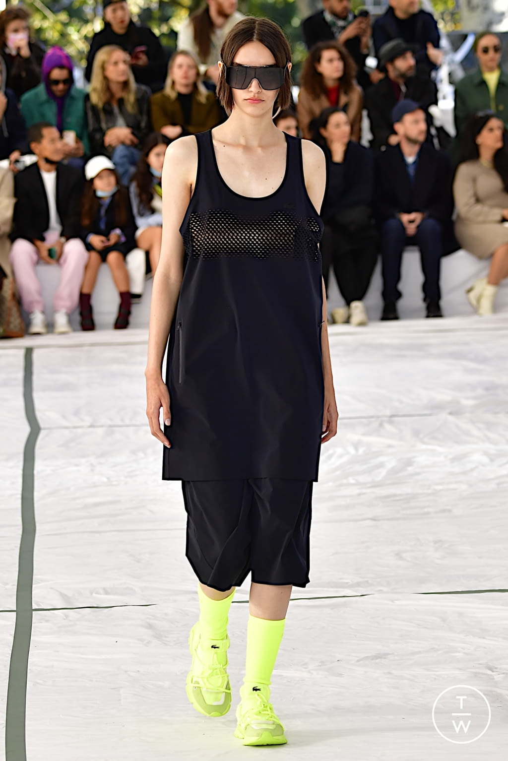 Fashion Week Paris Spring/Summer 2022 look 30 from the Lacoste collection womenswear