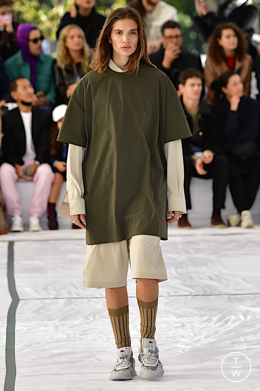 Fashion Week Paris Spring/Summer 2022 look 31 from the Lacoste collection womenswear