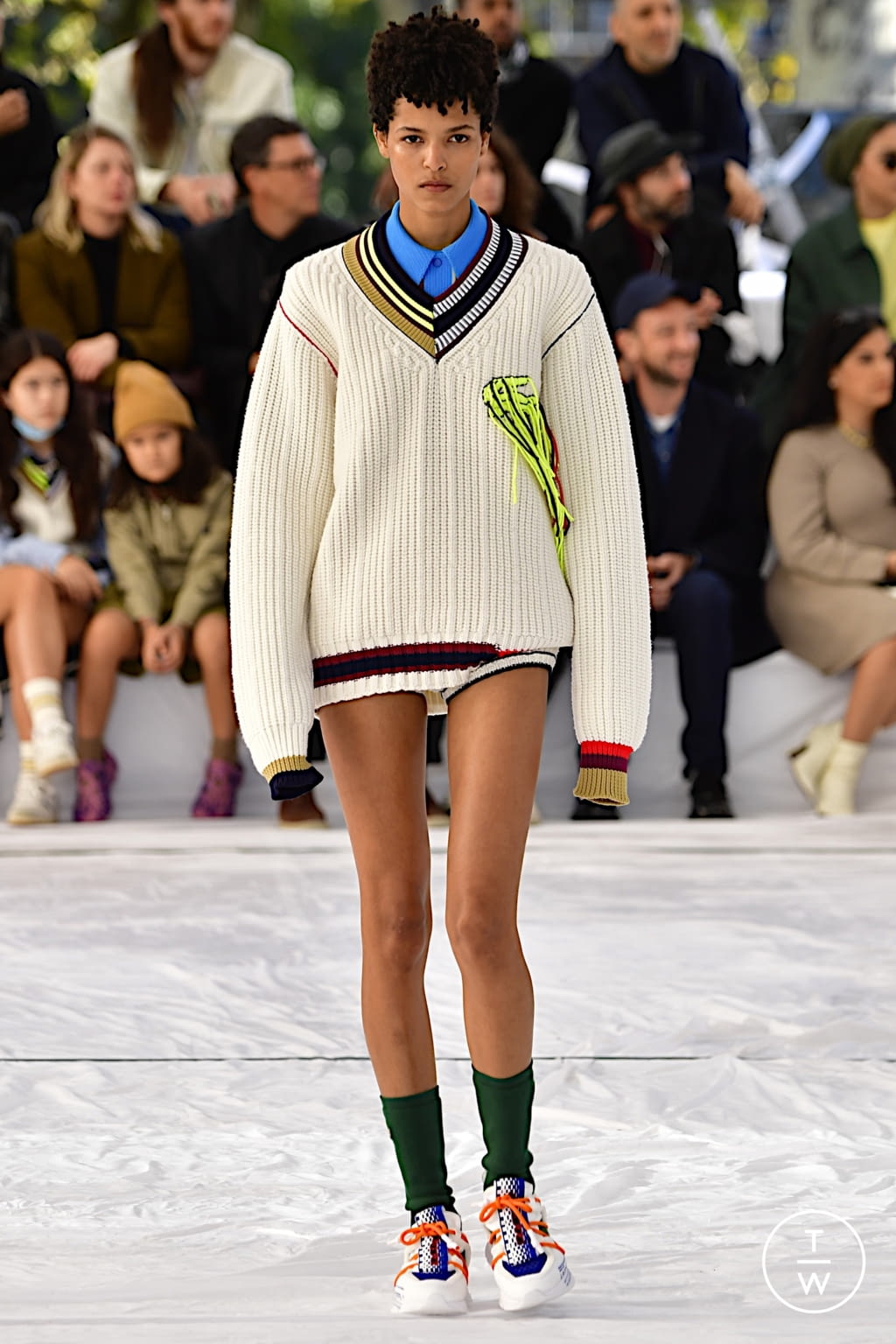 Fashion Week Paris Spring/Summer 2022 look 35 from the Lacoste collection 女装