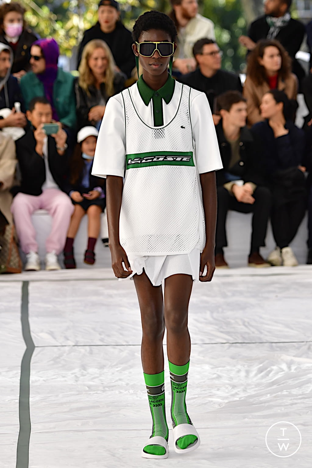 Fashion Week Paris Spring/Summer 2022 look 36 from the Lacoste collection womenswear