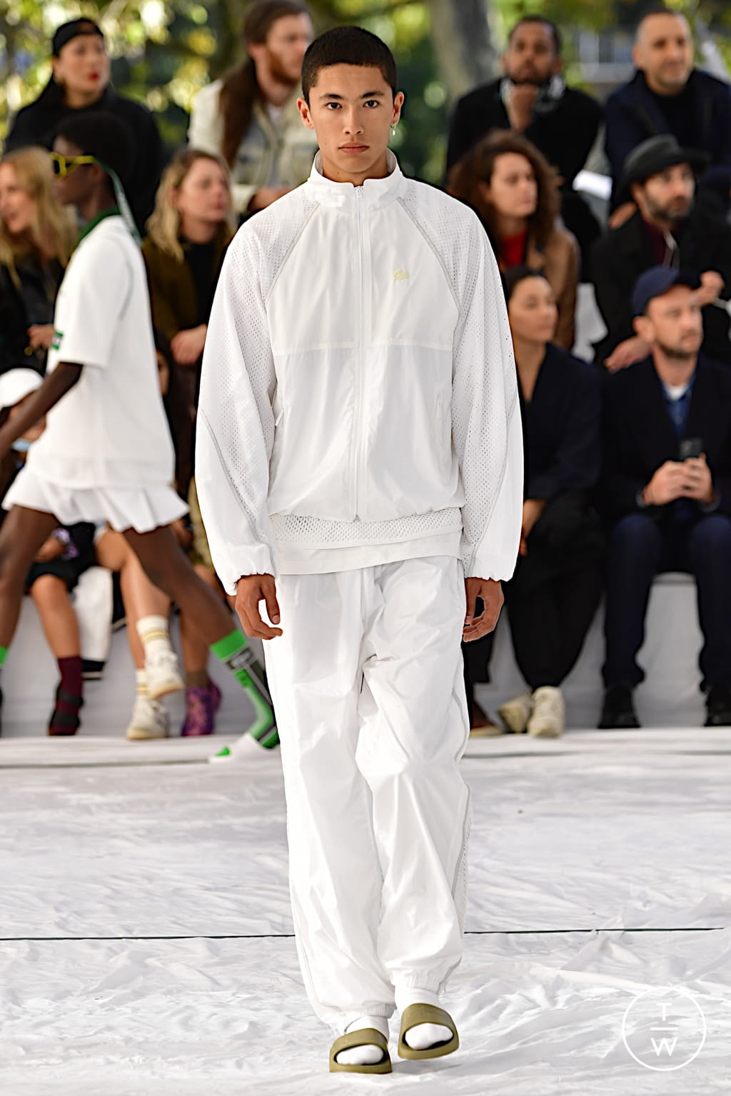 Fashion Week Paris Spring/Summer 2022 look 38 from the Lacoste collection 女装