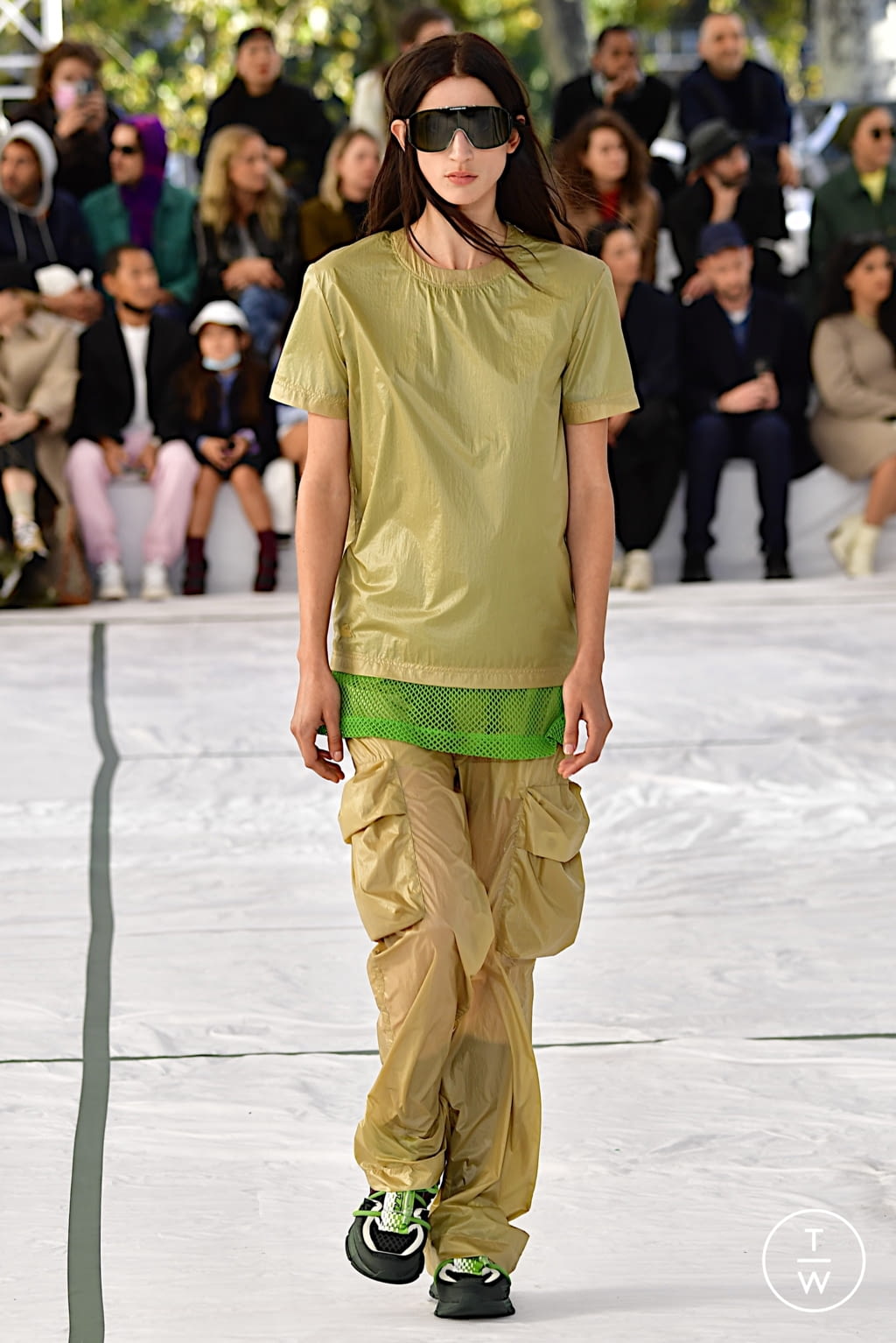 Fashion Week Paris Spring/Summer 2022 look 42 from the Lacoste collection womenswear