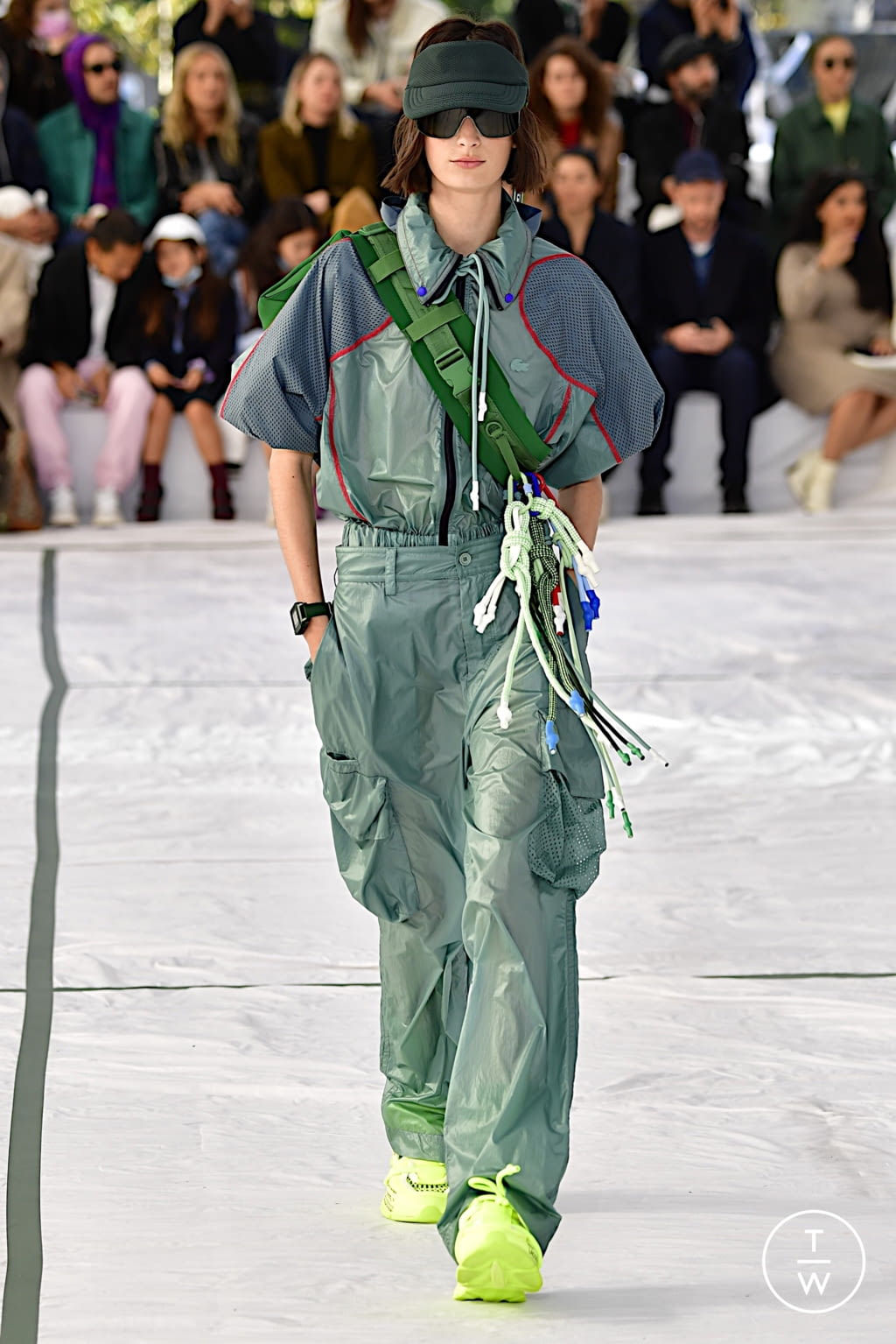 Fashion Week Paris Spring/Summer 2022 look 44 from the Lacoste collection 女装