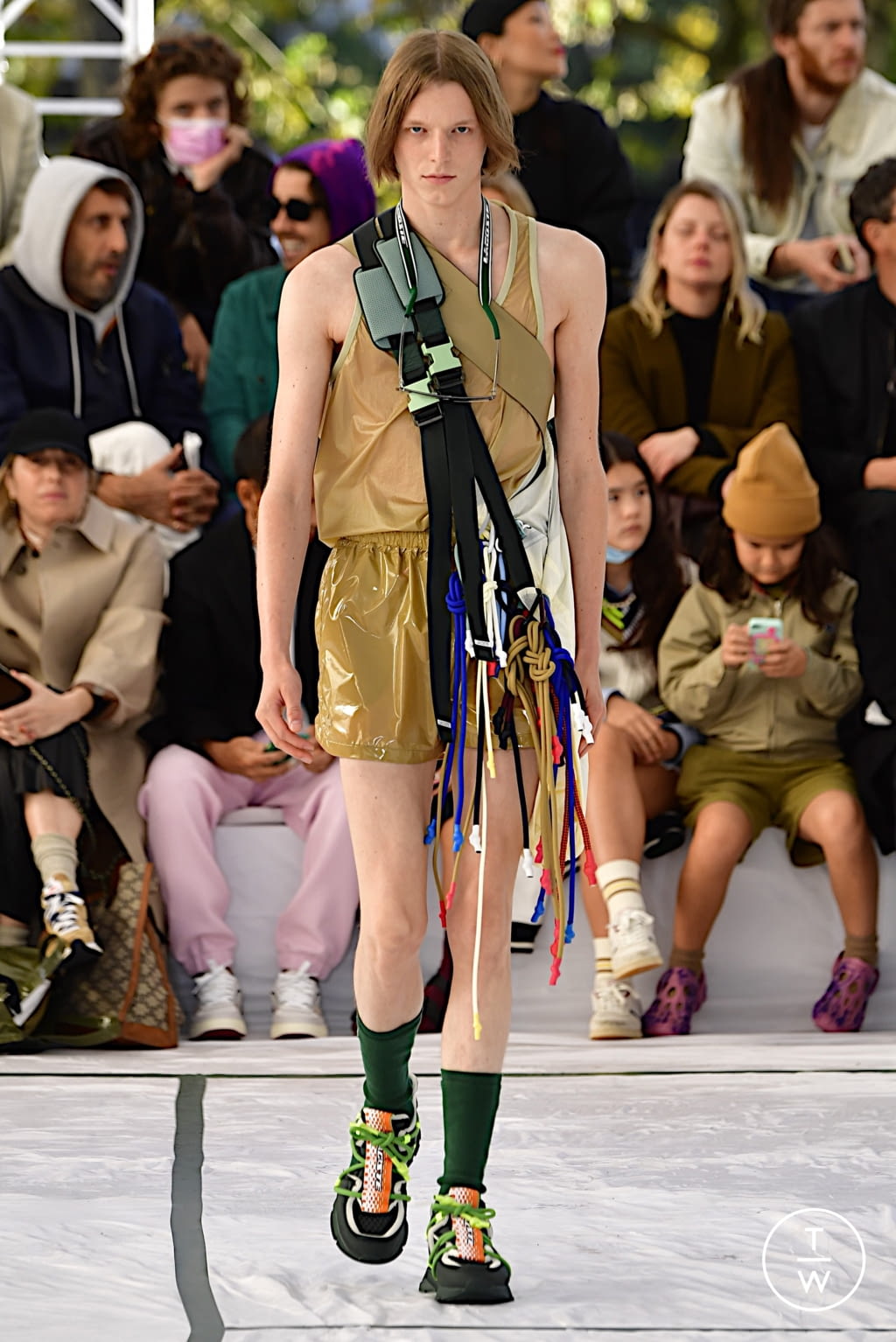 Fashion Week Paris Spring/Summer 2022 look 45 from the Lacoste collection womenswear