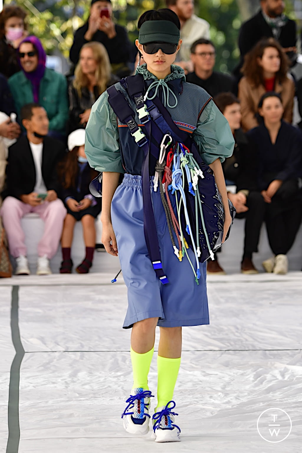 Fashion Week Paris Spring/Summer 2022 look 46 from the Lacoste collection 女装