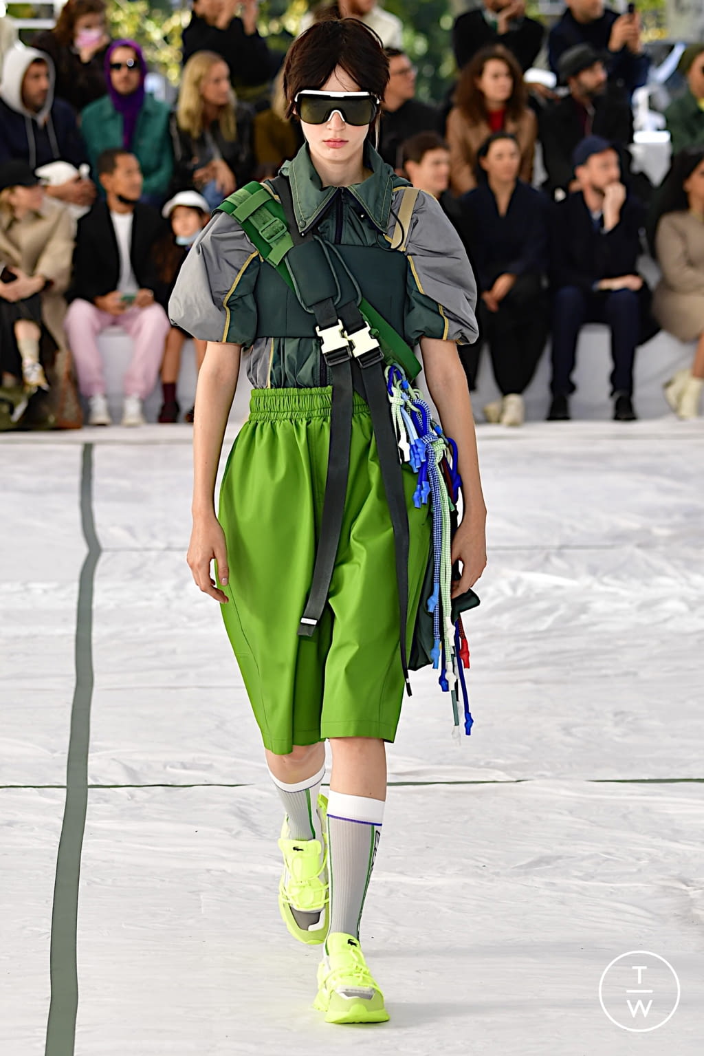 Fashion Week Paris Spring/Summer 2022 look 48 from the Lacoste collection 女装
