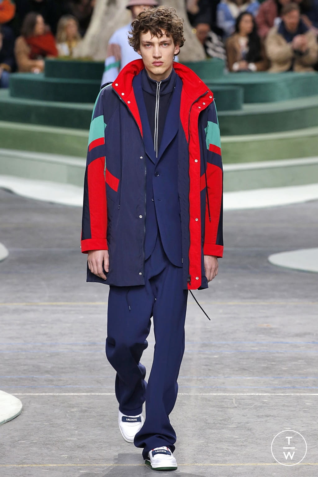 Fashion Week Paris Fall/Winter 2018 look 44 from the Lacoste collection womenswear