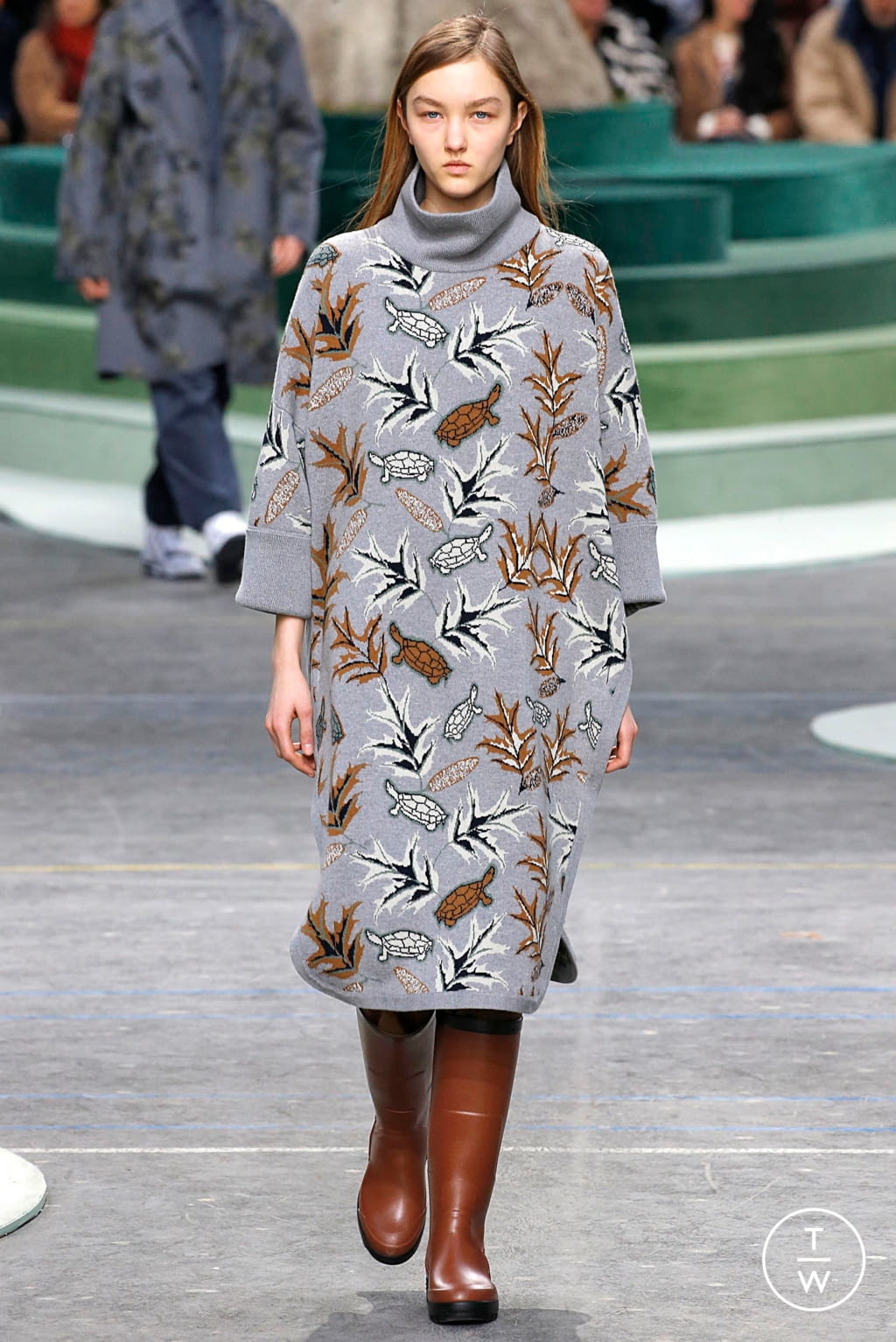 Fashion Week Paris Fall/Winter 2018 look 49 from the Lacoste collection 女装