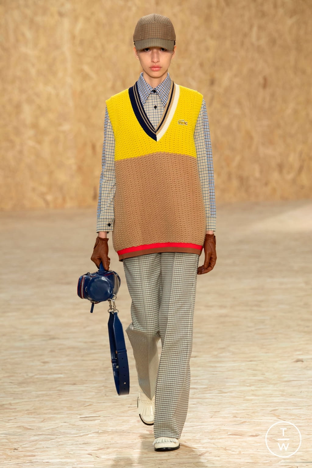 Fashion Week Paris Fall/Winter 2020 look 45 from the Lacoste collection womenswear