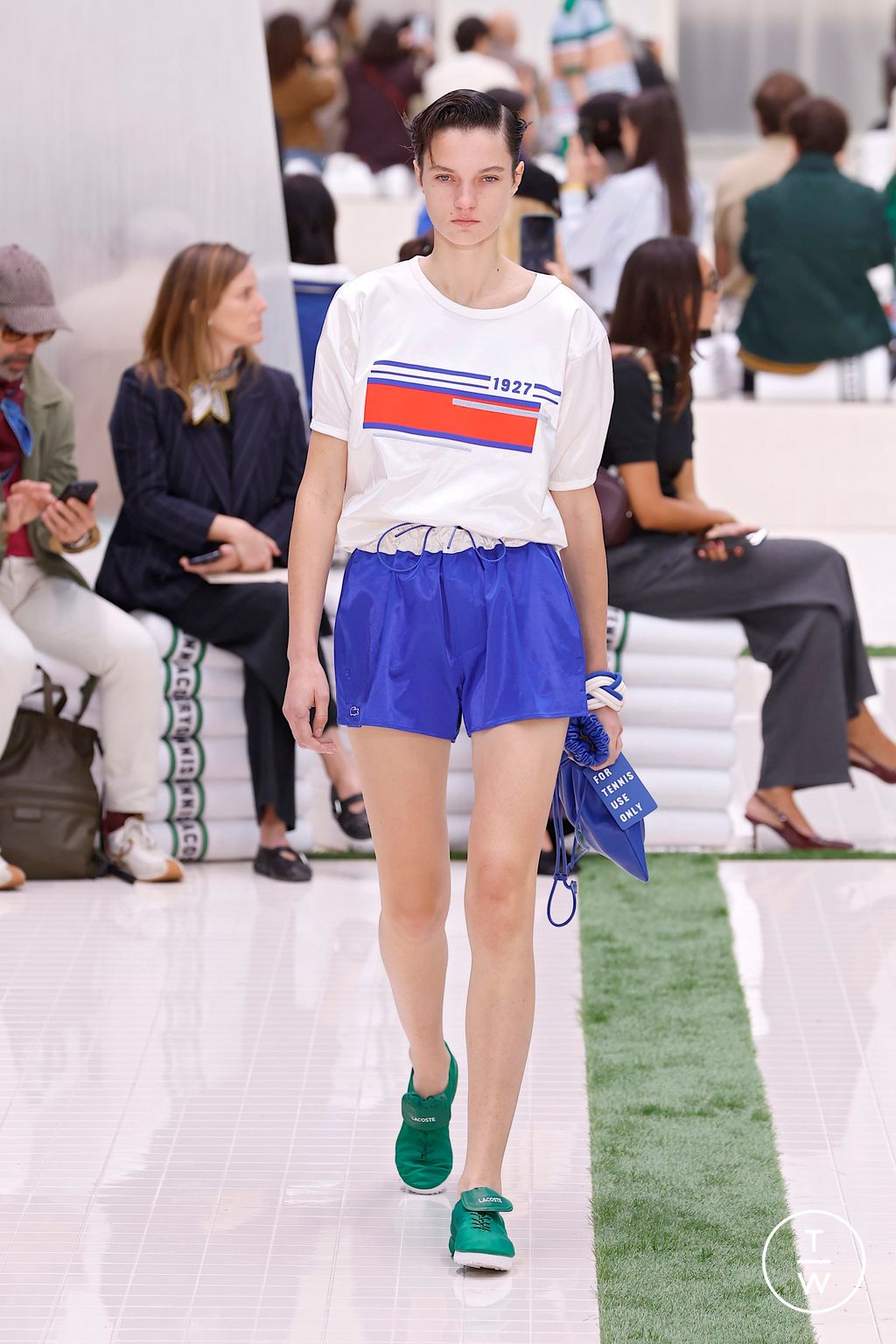 Fashion Week Paris Spring/Summer 2026 look 25 from the Lacoste collection womenswear