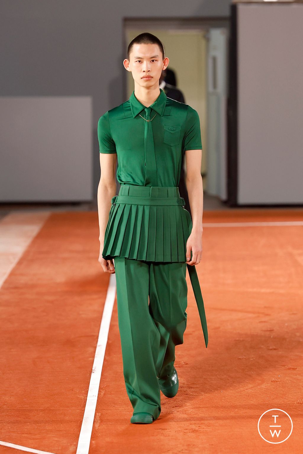 Fashion Week Paris Fall/Winter 2024 look 7 from the Lacoste collection 女装