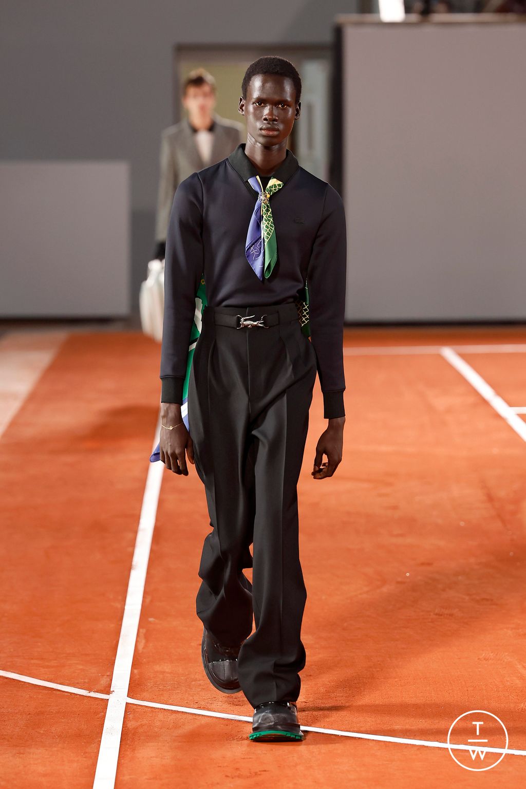 Fashion Week Paris Fall/Winter 2024 look 9 from the Lacoste collection womenswear