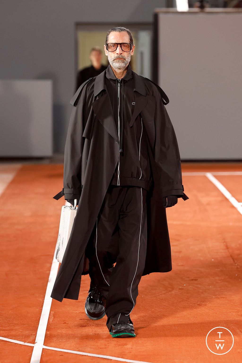 Fashion Week Paris Fall/Winter 2024 look 15 from the Lacoste collection womenswear