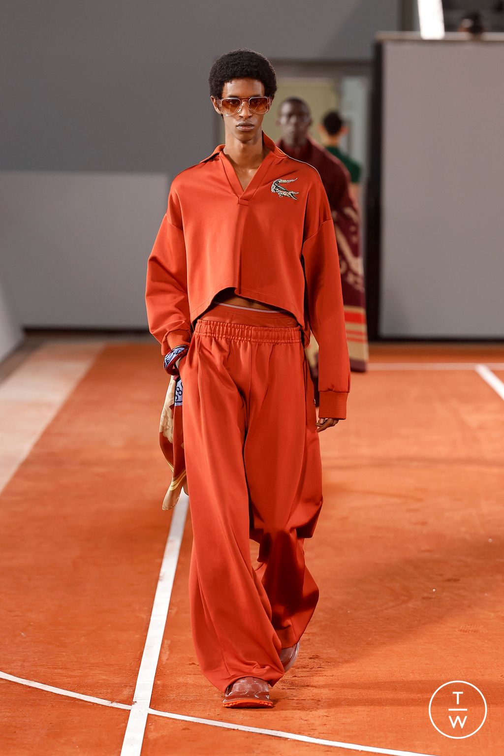 Fashion Week Paris Fall/Winter 2024 look 19 from the Lacoste collection womenswear