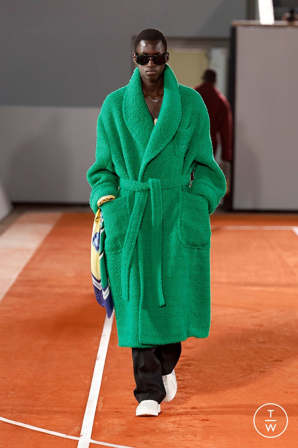 Fashion Week Paris Fall/Winter 2024 look 33 from the Lacoste collection womenswear