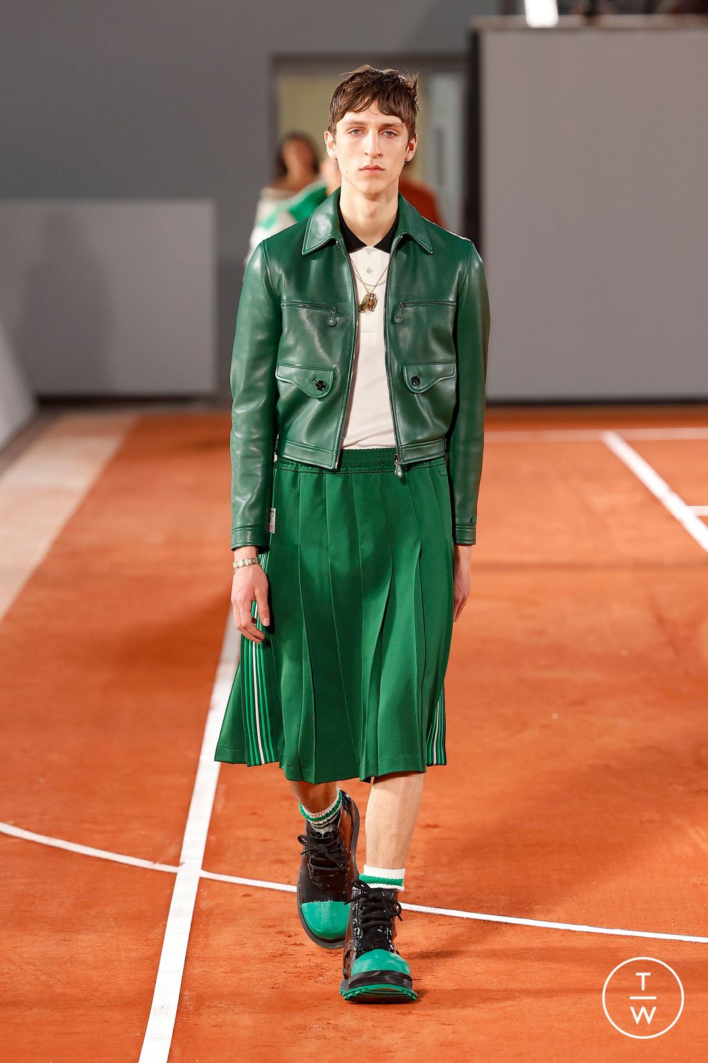 Fashion Week Paris Fall/Winter 2024 look 34 from the Lacoste collection womenswear