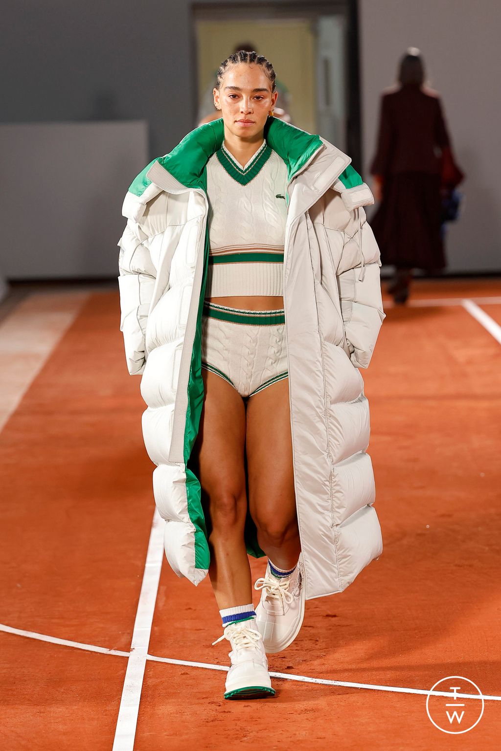 Fashion Week Paris Fall/Winter 2024 look 35 from the Lacoste collection womenswear